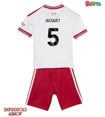 Liverpool Jeremy Jacquet #5 Udebanesæt Børn 2026-27 Kort ærmer (+ korte bukser)